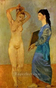  tyalet - Tyalet 4 1906 cubist Pablo Picasso